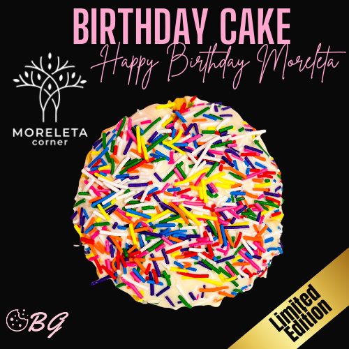 Happy Birthday Moreleta - Birthday Cake Cookie
