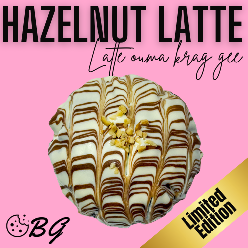 Latte ouma krag gee - Hazelnut Latte Cookie