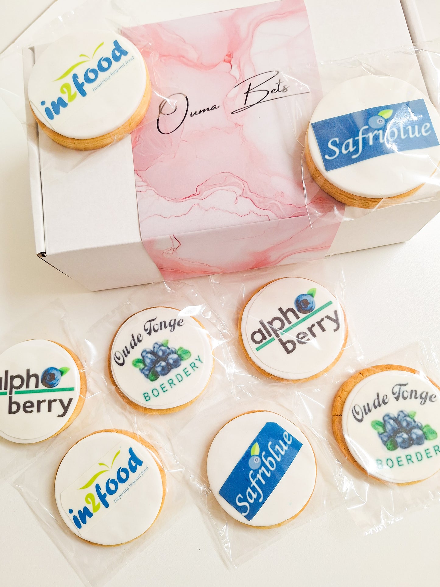 Corporate Logo Cookies - Edible Image/Printed Cookies