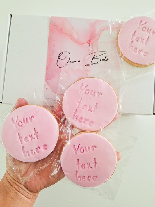 Design Your Own ROUND cookies