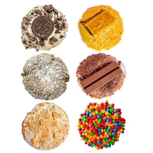 Dealer's Choice Box six new-flavour cookie gift box by Ouma Bets Gebak