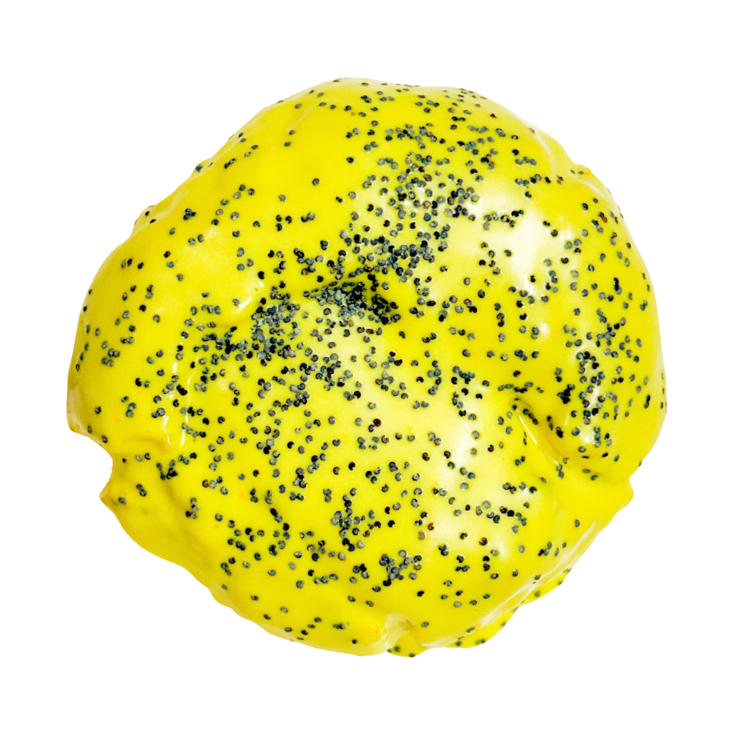 Lemon poppyseed gourmet chunky cookie with lemon centre by Ouma Bets Gebak
