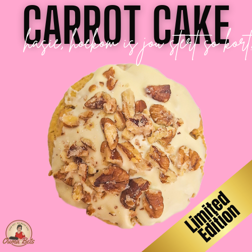 Hasie, hoekom is jou stert so kort - Carrot Cake Cookie