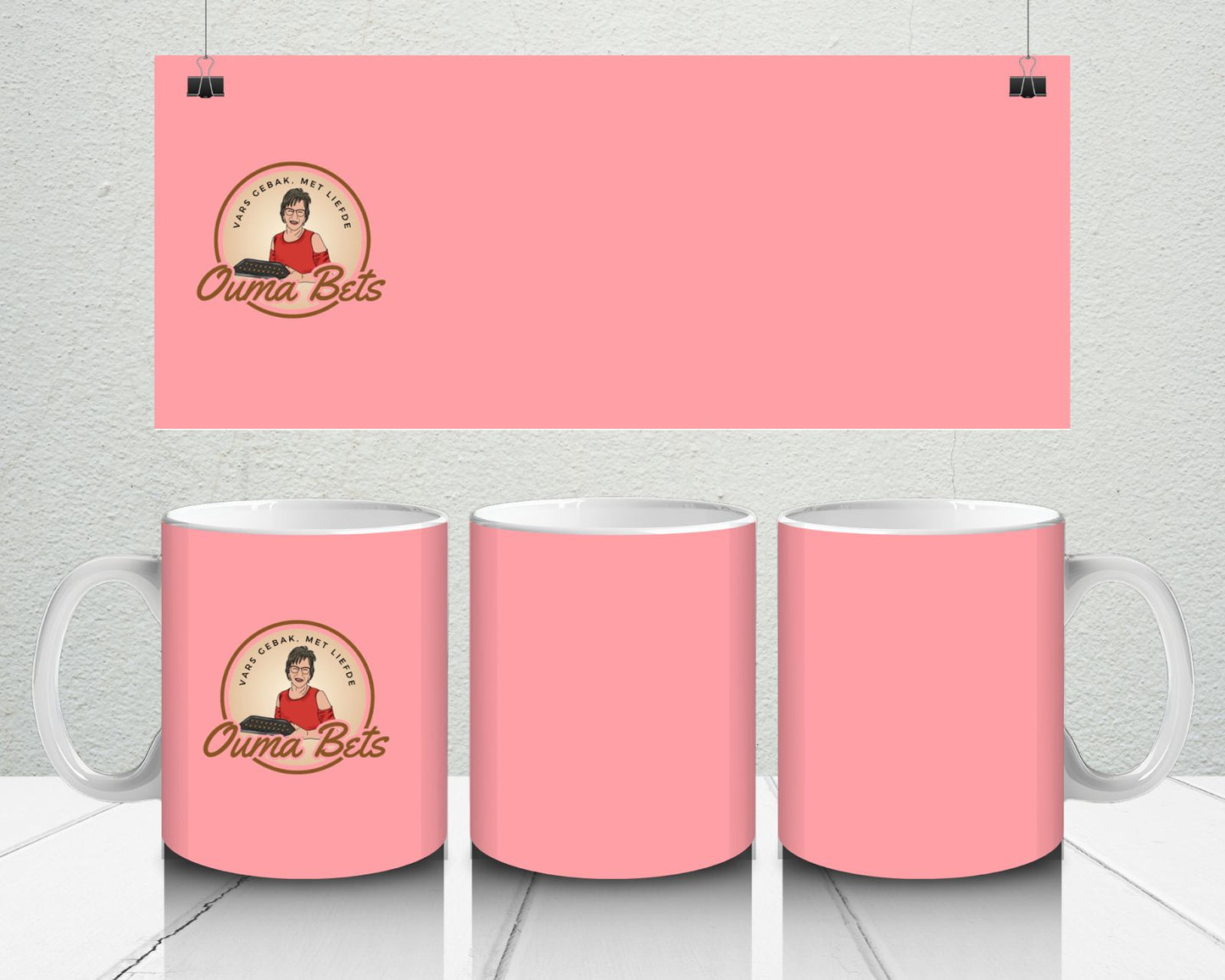 Standard 300ml Mug - Ouma Bets Logo