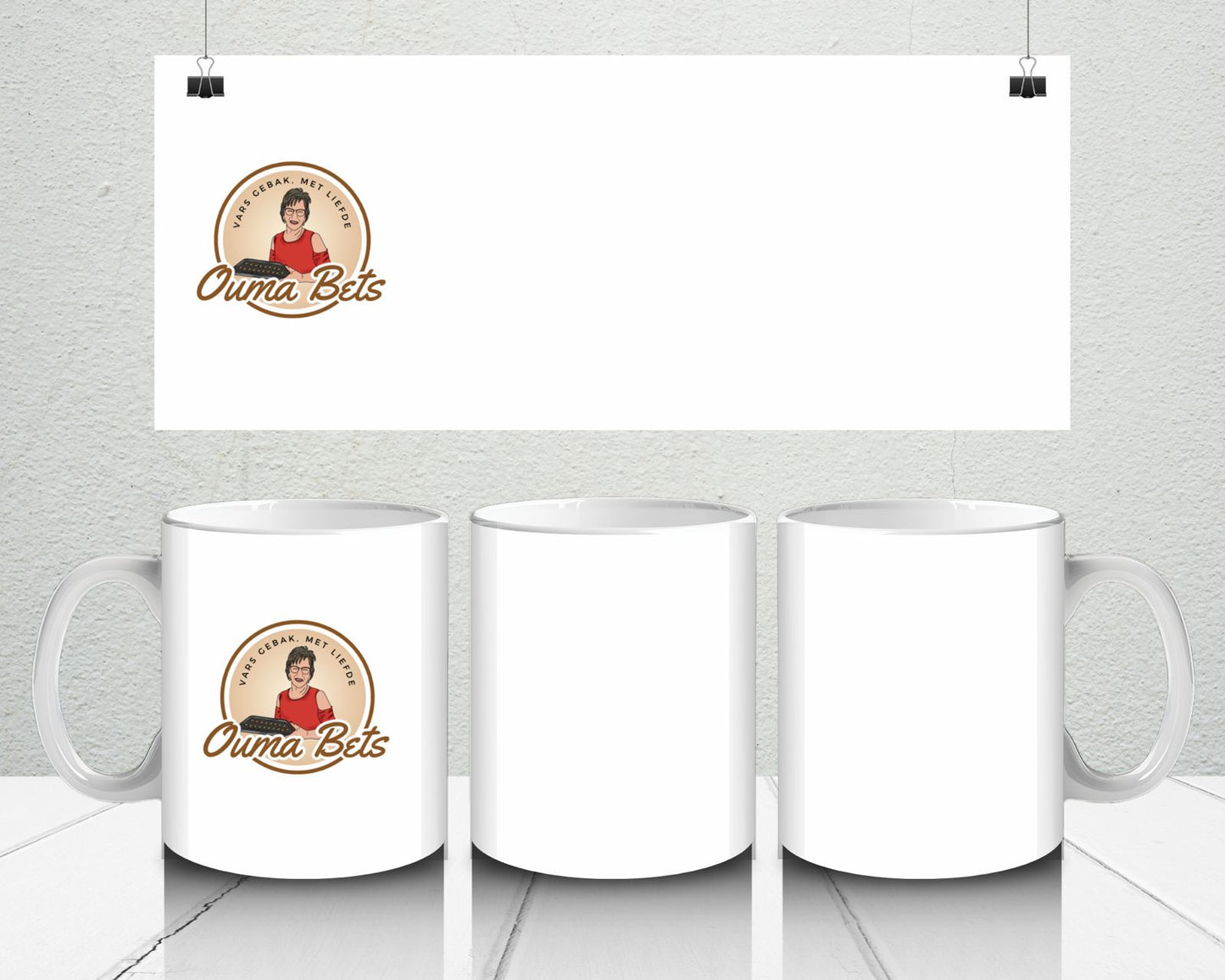 Standard 300ml Mug - Ouma Bets Logo