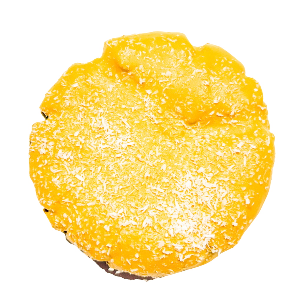 Golden Sister koeksister-inspired gourmet chunky cookie by Ouma Bets Gebak
